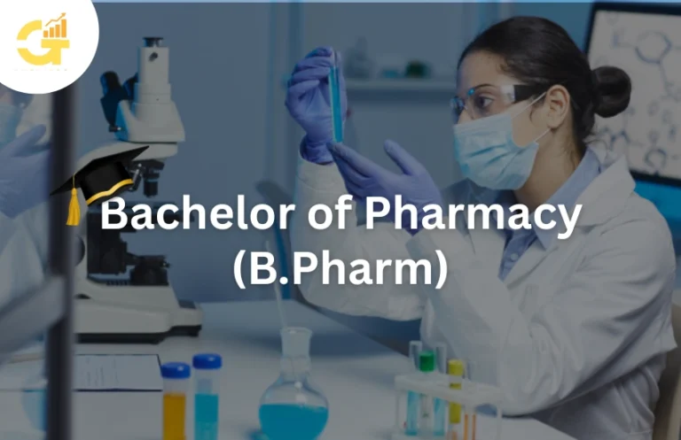 Bachelor of Pharmacy (B.Pharm)